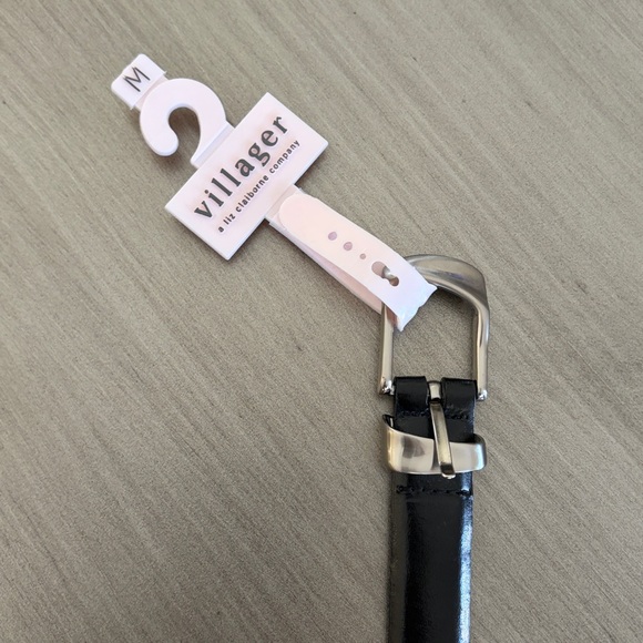 Villager by Liz Claiborne Women’s Belt Black 3/4” wide size M NWT - Picture 4 of 5